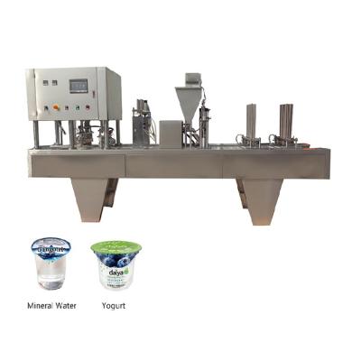 China Beverage China Supplier Full Automatic Cup Sealer Machine Water Cup Filling Sealing Machine for sale