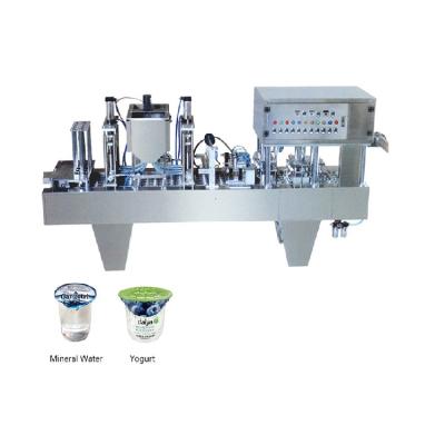 China Automatic Beverage Cup Filling Machine Maker Mineral Water Cup Sealing Machine for sale