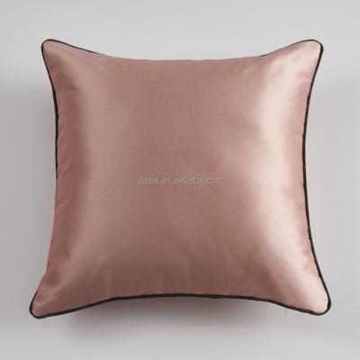 China Decorative Cushion Shape Anti-pilling Tile Cover For Bedroom Sofa Couch Chair, Rose Gold, 45x45cm, Living Room 18x18 Inches for sale