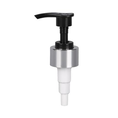 China Non Spill Custom White Plastic Smooth Contemporary Pump Dispenser PP Long Neck Lotion Pump 33 for sale