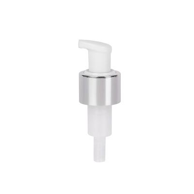 China Non Spill China Factory Price Cosmetic Lotion Cream Dispenser Pump 20/410 Aluminum Cream Pump 18/415 for sale