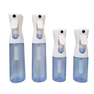 China New Design 200Ml 300Ml 500Ml Personal Care Empty Color Continuous Sprayer Bottles Hair Light Steamer Plastic Continuous Bottle for sale