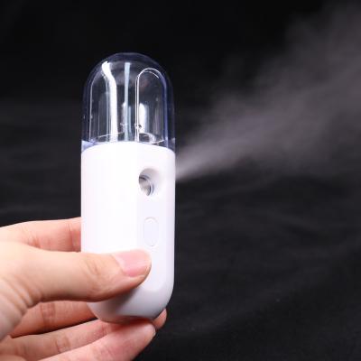 China Moisturizer Private Label USB Humidifier Pulverizador Nano Rechargeable Portable Mist Sanitizer Sprayer for Deep Pore Cleansing for sale