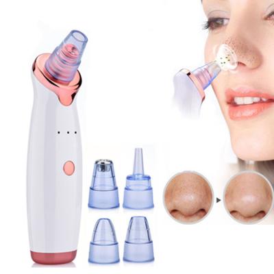 China Electronic Facial Pore Remover Acne Suction Heads Acne Treatment Acne Sucker Electric LCD 5 Pore Vacuum Blackhead Remover for sale