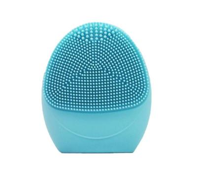 China Acne Treatment Mini Electric Silicone Face Brush Waterproof Facial Cleansing Sonic Brush Massager for sale