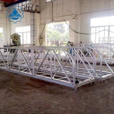 China Good Prices Easy Installation Marine Walking Dock Floating Pontoon Platforms Modular Gangway Float Boat Ladder for sale