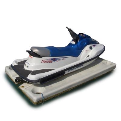 China Durable modern light blue color LLDPE series sea doo sea scooter dock floating pontoon jet ski lift for sale