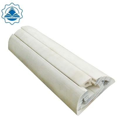 China eco-friendly marina plastic watercraft pe rubber fender in white color pontoon easy removable on sale for sale