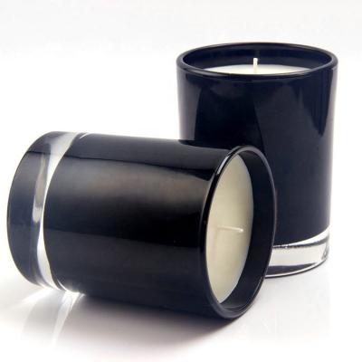 China Wholesale Custom Black Votive Glass Home Decor Candle Holders for sale