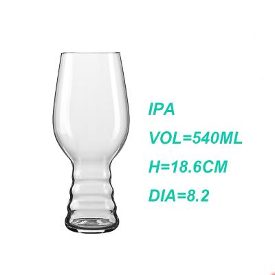 China Wholesale Customized CLASSIC Logo Budweiser Glass Custom Beer Mug For Brewery Bar for sale