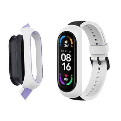 China New Design BOORUI Sports Wrist Band MI Band For xiaomi universal MI band 6 strap miband 3 strap 4 5 6 for sale