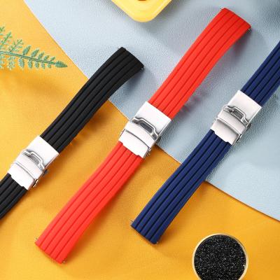 China For Huami Amazfit GTS BOORUI Silicone Strap For Huawei Watch Band Wheel Model 20mm Soft Watch Band 22mm For Huawei gt2 for sale