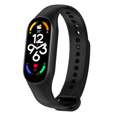 China Sports Silicon Wristband For MI Band 7 Sports Watch Strap Soft Silicone Band For Xiaomi MI 7 for sale