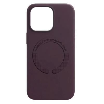 China Shockproof Leather Case With Magnetic Original Wireless Charger Case For Iphone 14 14 14 pro 14 pro max plus for sale