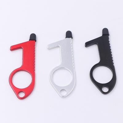 China Custom DY232 EDC Keys Anti Touch Prevention Key Chain Door Opener Pathogen Free Key No No Touch Stylus for sale