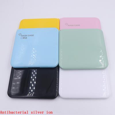 China Antibacterial Disposable Portable Antibacterial Face Mask Case Square Case Holder for sale