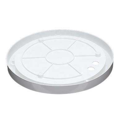 China Durable Dy175 Round Injection PC Plastic Lamp Base For Ceiling Light Made In Dymolding for sale