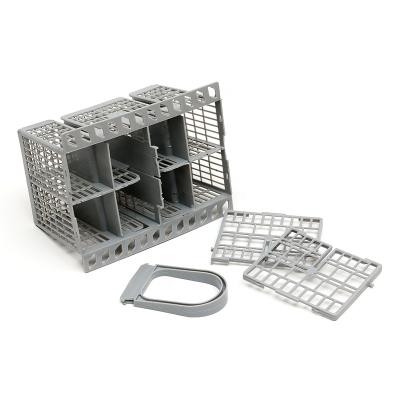 China High Quality Factory Made Replacement Cutlery Basket Plastic Dishwasher Workable in Kitchen for Hotpoint for sale