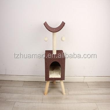 China Home Style Cat Scratching Tree Natural Sisal Dish Sustainable Jute Paper Rope for sale