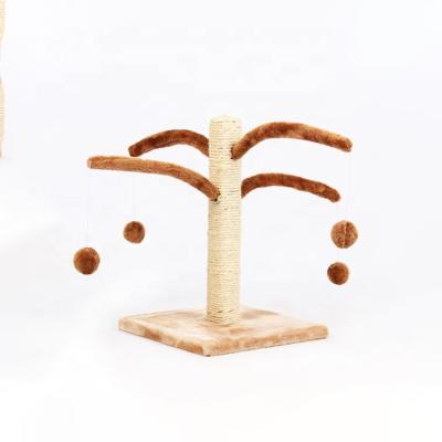 China Durable Scratching Post Shaft Furniture Grinding Cat Toy Pet Scrather Durable Scratching Post For Cats for sale