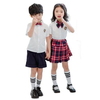 China School Kindergarten Summer Primary and Secondary School Uniforms Day Performance Costume Design Customization for sale