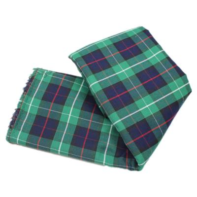 China Tear-Resistant SCOTTISH PLAID Woven Fabric 100% Polyester School Uniform for sale