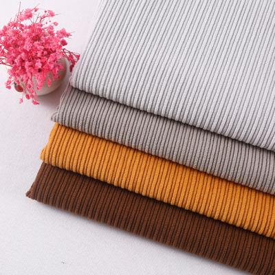 China QUICK DRY 100% Polyester Letter Stripe Corduroy Pillow Cushion Garment Fabric Knitted Corduroy Fabric for sale