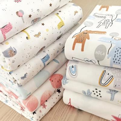 China High Quality Class 100% Cotton Knitted Printed Fabrics Anti-Static For Children's Clothing Bedding for sale