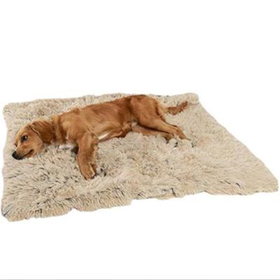 China Large And Small Dogs Stain Resistant Double Layer Autumn Winter Warm And Comfortable Coral Wool Plush Covering Protection for sale