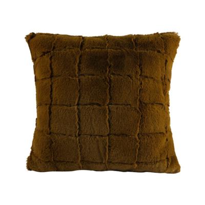 China Retro and nostalgic/old rabbit hair jacquard pillow office sofa living room bedroom cushion single pillow Pure color custom made furniture manufacturers for sale