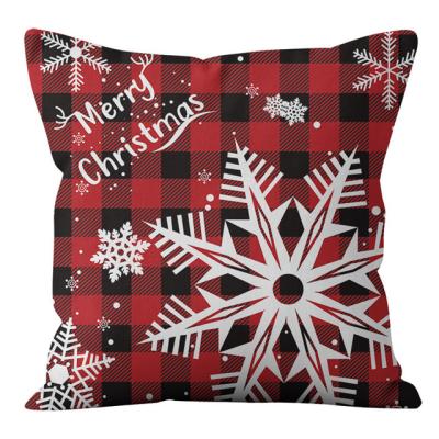 China 2021 New Cartoon Christmas Pillow Cover Home Sofa Pillow Cushion Cover Home Anti-static Products Wholesale for sale