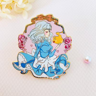 China Wholesale Europe China Factory Metal Badge With Your Own Custom Design Soft Cute Lapel Pins Cartoon Hard Enamel Pin for sale