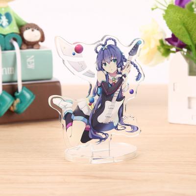 China Free Sample 2021 Transparent Clear Miniature Professional Laser Cutting Anime Character Photo Custom Acrylic Standee Printed Custom Size for sale