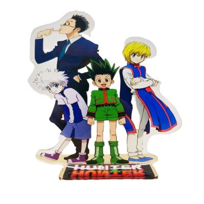 China HUNTER X HUNTER Killua Zoldyck Kurapika Killua Zoldyck Kurapika Anime Action License Plate Cool Stand Cake Acrylic Model Stand Toy Cartoon Free Postage for sale