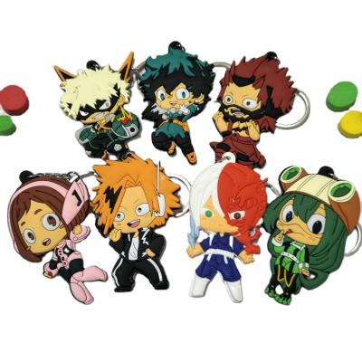 China Toy Free Postage Anime Cartoon Toy 1pcs My Main Hero Academia Comic Todoroki Shoto Boku Chained PVC No Hero Pendant Gift for sale