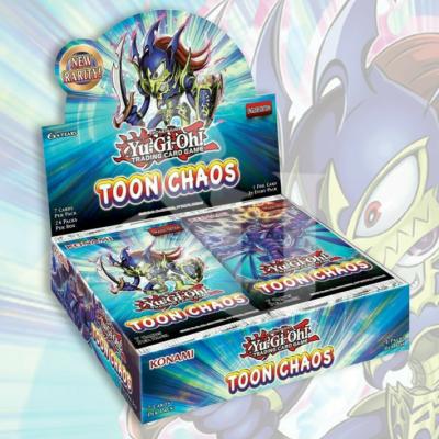 China Free Shipping Game Play Game YuGiOh Toon Chaos Booster Box Unlimited Edition Factory Sealed New English Yu-GI-Oh! for sale