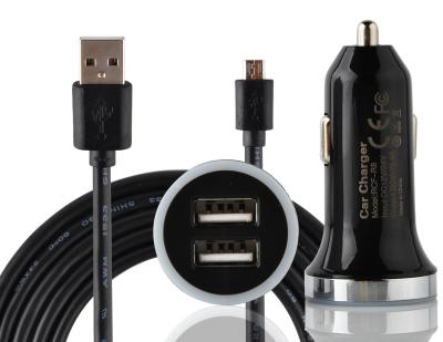 Китай Черные сверхмощные зарядные кабели USB для микро- телефона Samsung/HTC/LG продается