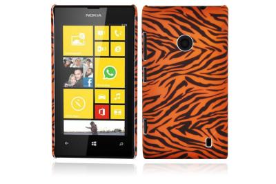 China Fashionable Zebra - stripe Patterned Hard Nokia Mobile Phone Cases For Nokia Lumia 520 for sale