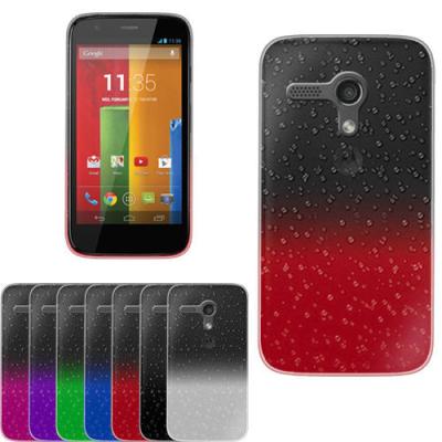 China Het transparante 3D Geval van de de Celtelefoon van Motorola van de Regendaling Harde voor Modieuze Moto G Te koop