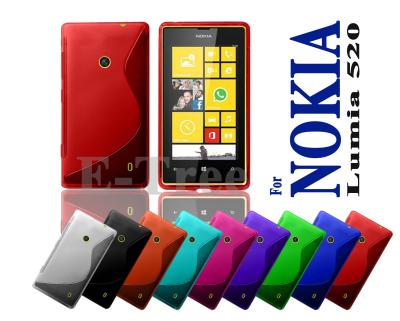 Китай Мягкая линия красный цвет крышки s мобильного телефона Lumia 520 Nokia картины ясности случая продается