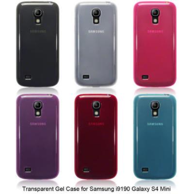 China Purple / Black TPU Gel Samsung Phone Cases for Galaxy S4 Mini for sale