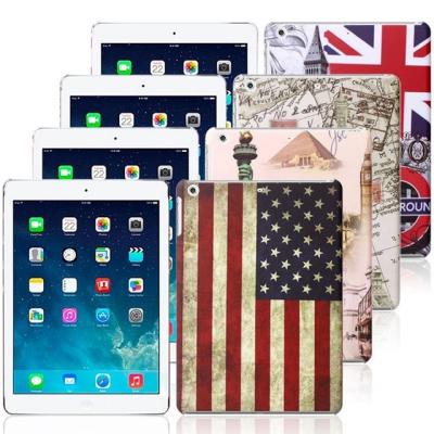 China Bandeira retro caixa protetora dura plástica impressa de Ipad para o ar de IPad à venda