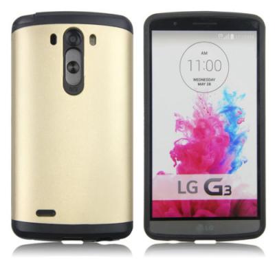 China Fashion Anti - Scratches Hybrid Pc + Tpu Smart Phone Case Cover For LG G3 for sale