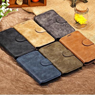 China Luxuy Real Leather Flip Wallet Mobile Phone Case For Samsung Galaxy S4 i9500 for sale