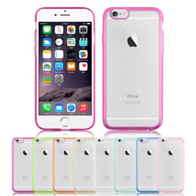 China Iphone 6 TPU Bumper Clear Back  Protective Cell Phone Cases , Smartphone Protective Cases for sale