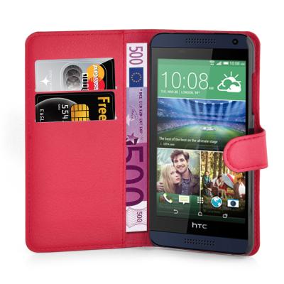 China Waterproof  HTC 610 Cover Green Wallet Leather With Card Slot Case for sale