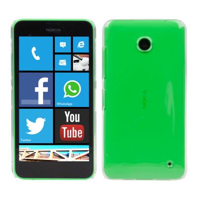 China Crystal Transparent Clear PC Hard Smartphone Protective Cases For Nokia Lumia 630 for sale