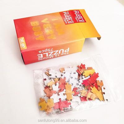 China Hot sale 500 playful game custom jigsaw puzzle 1000 pieces OEM jigsaw puzzle manufacturers for sale