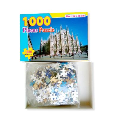 China Non-toxic hot sales 500 jigsaw puzzle custom paper jigsaw puzzle game for adults for sale