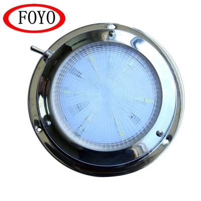 China Hot Selling SS304 Foyo Boat Lighting Dome Light Boat Marine Ceiling Light for Yacht and Ship Boat for sale